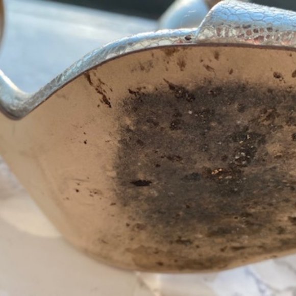 J CREW Silver Heel Sandals Size Size 8 - Picture 6 of 7